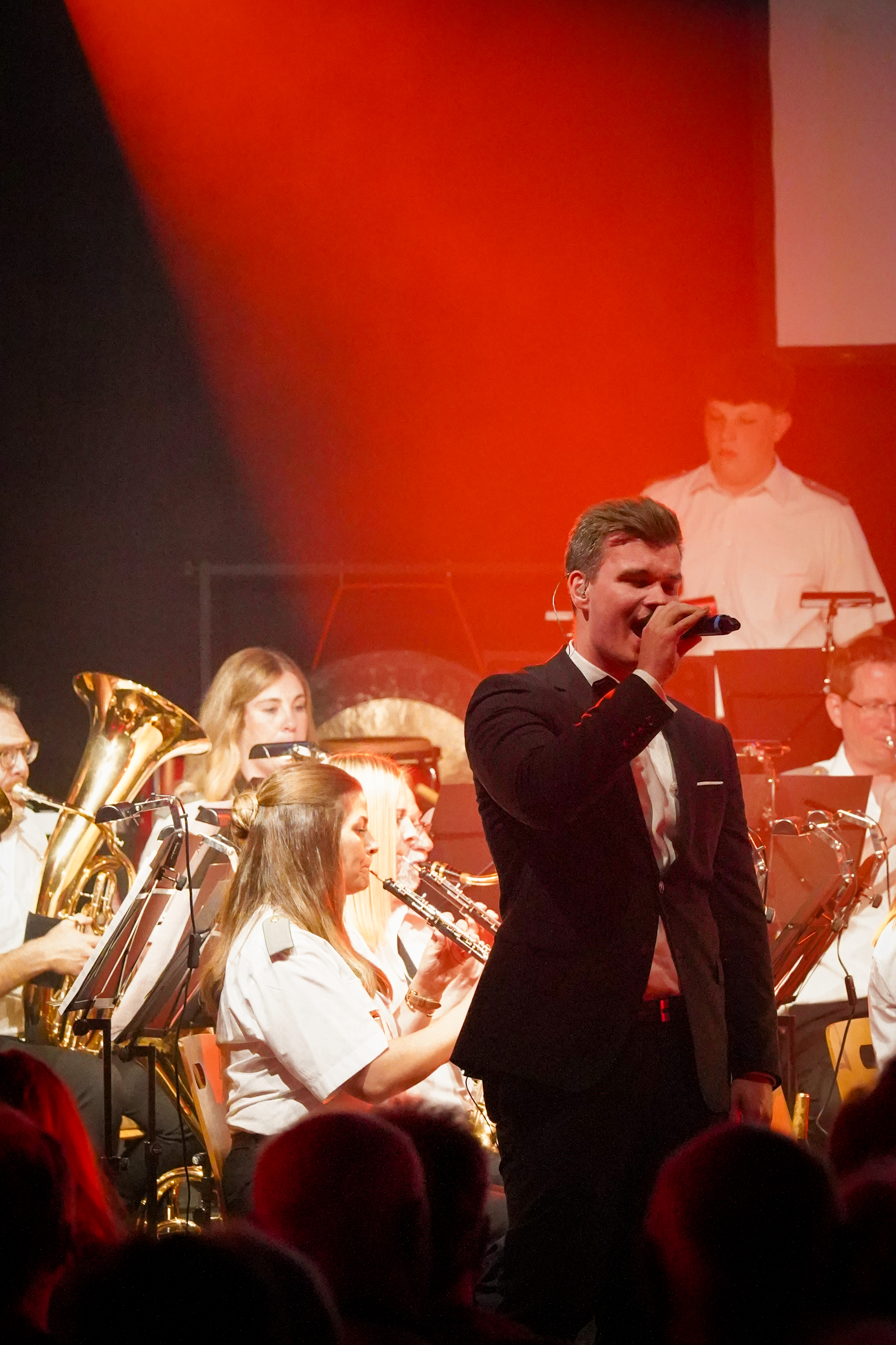 Philipp Cramer mit dem Musikverein Rehringhausen